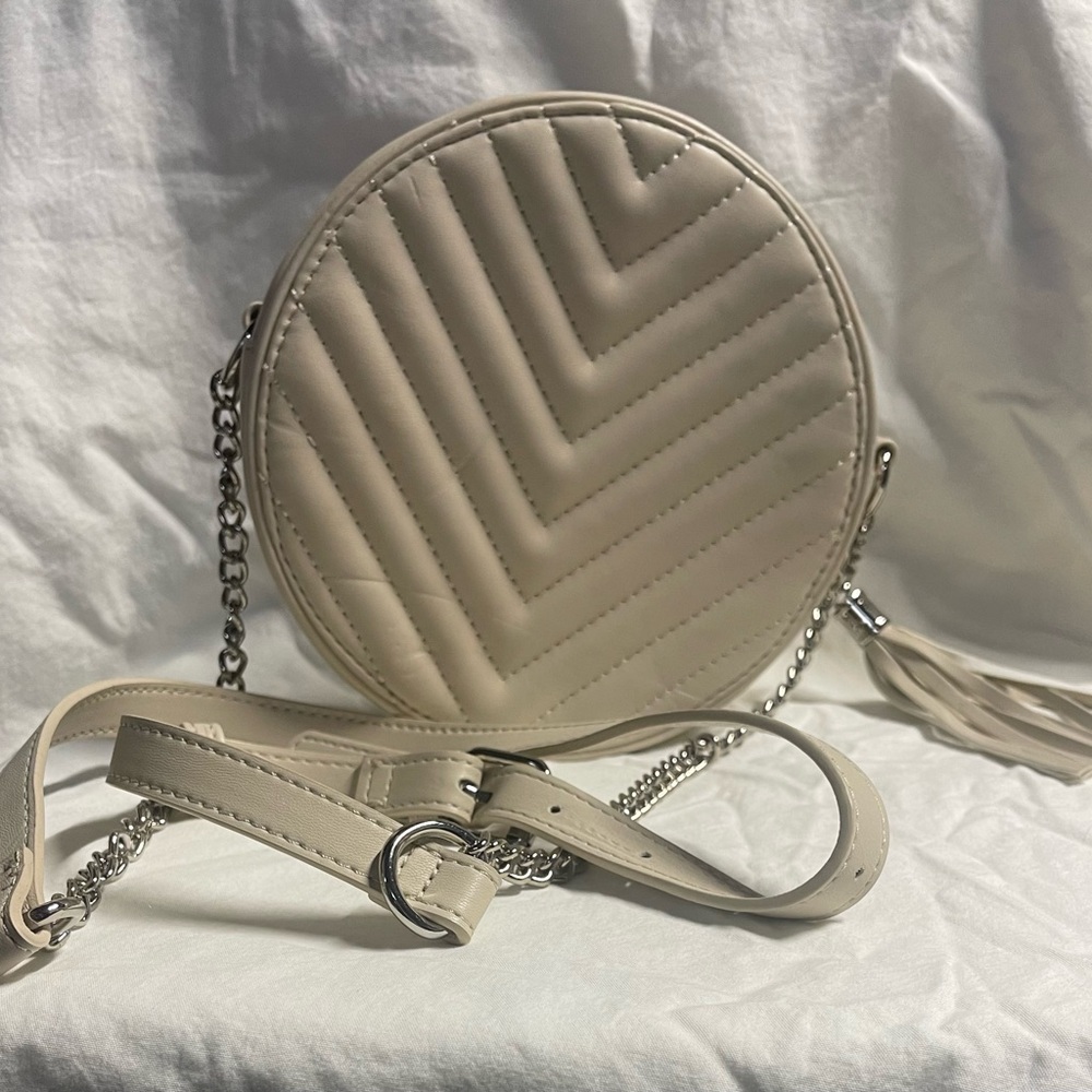 Faux leather crossbody